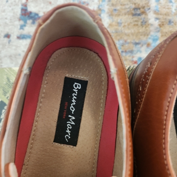 Men's Bruno Marc Dress Career Shoes LEATHER oxford Lace Up SIZ3 11 Excellent - Picture 16 of 16